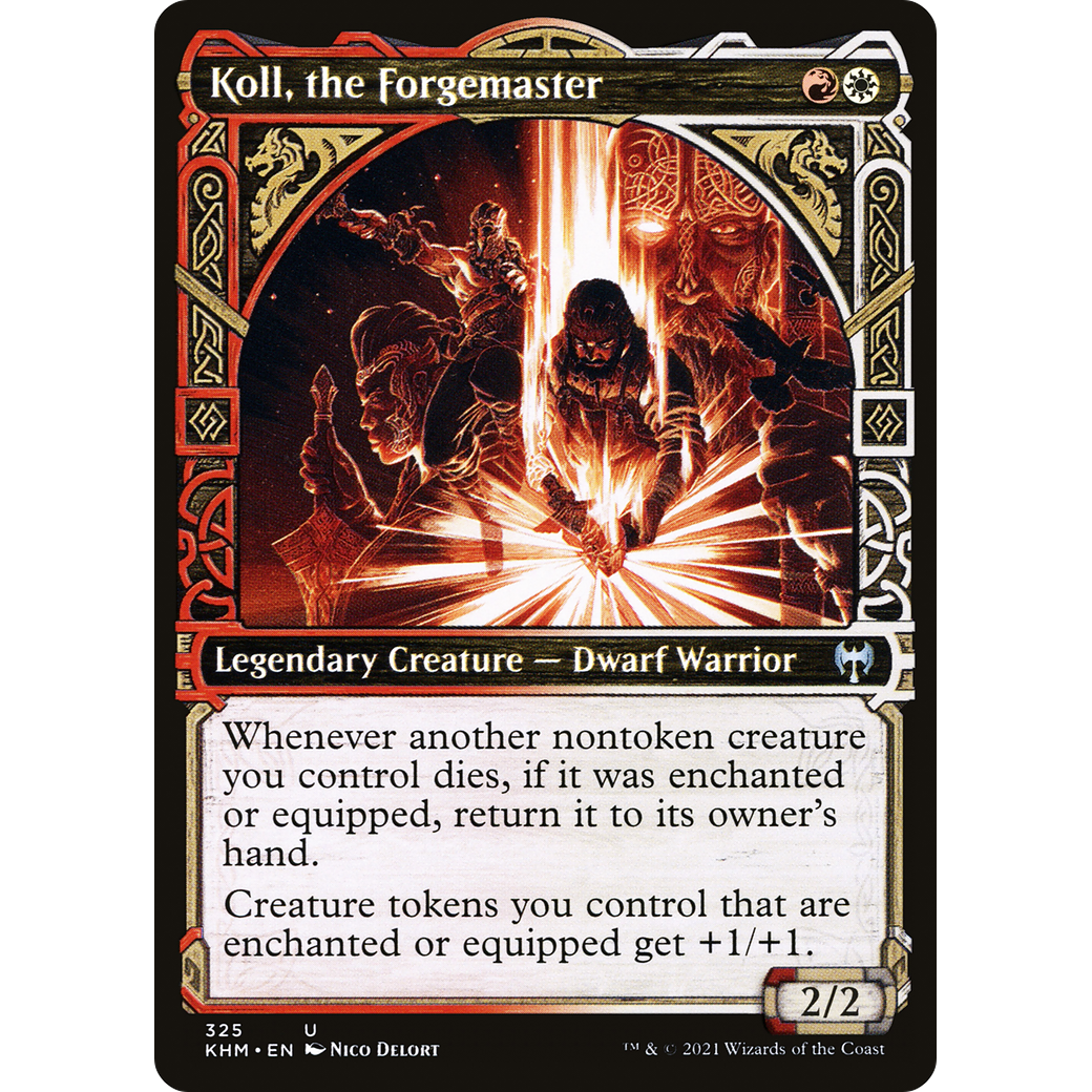 Koll, the Forgemaster (Showcase) (KHM-325) - Kaldheim: (Showcase) Foil