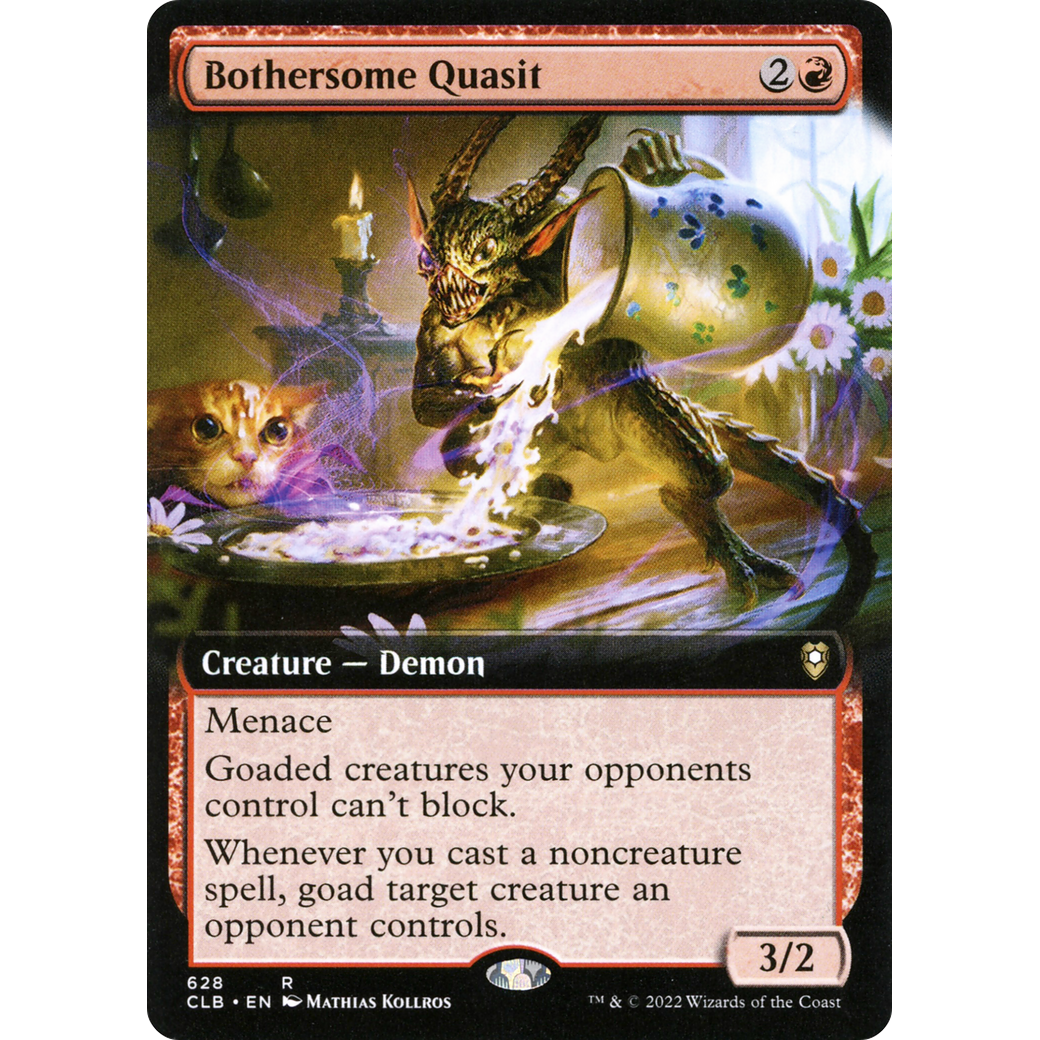 Bothersome Quasit (CLB-628) - Commander Legends: Battle for Baldur's Gate: (Extended Art)