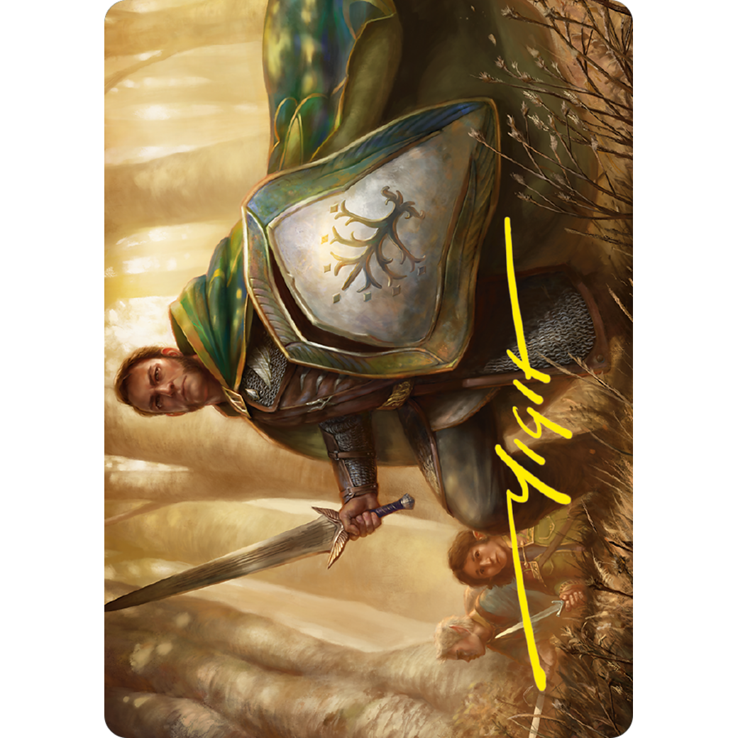 Boromir, Warden of the Tower // Boromir, Warden of the Tower (ALTR-001) - Tales of Middle-earth Art Series (Borderless)
