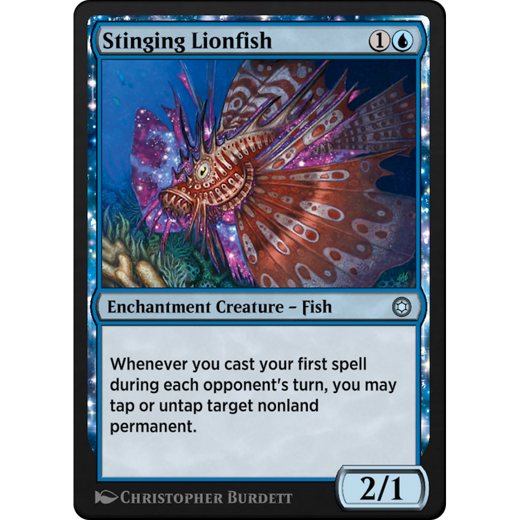 Stinging Lionfish (HBG-915) - Alchemy Horizons: Baldur's Gate: (enchantment)