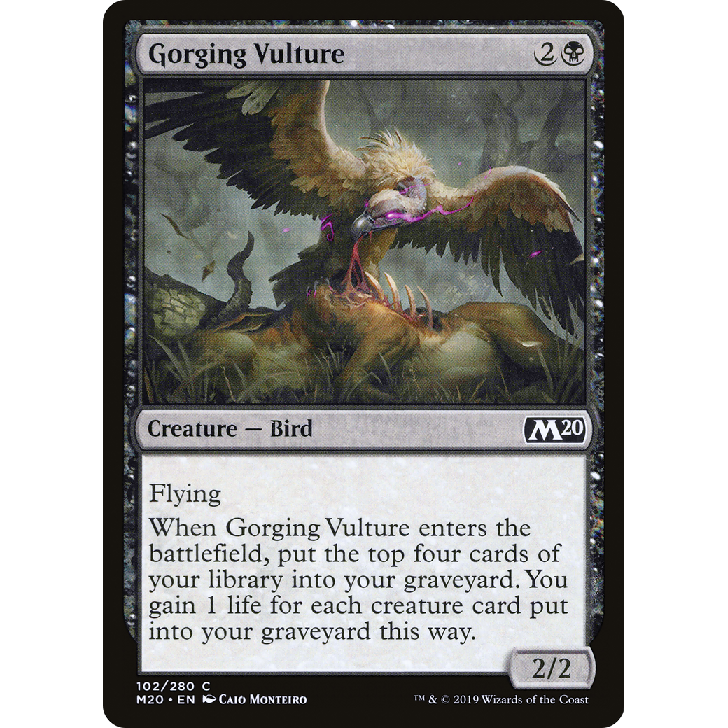 Gorging Vulture (M20-102) - Core Set 2020 Foil