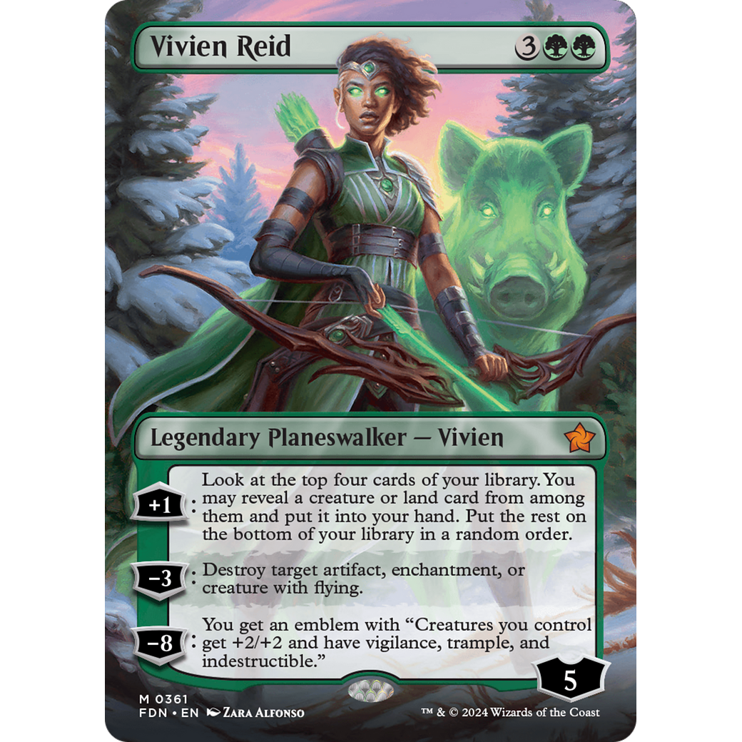 Vivien Reid (FDN-361) - Foundations (Borderless) Foil