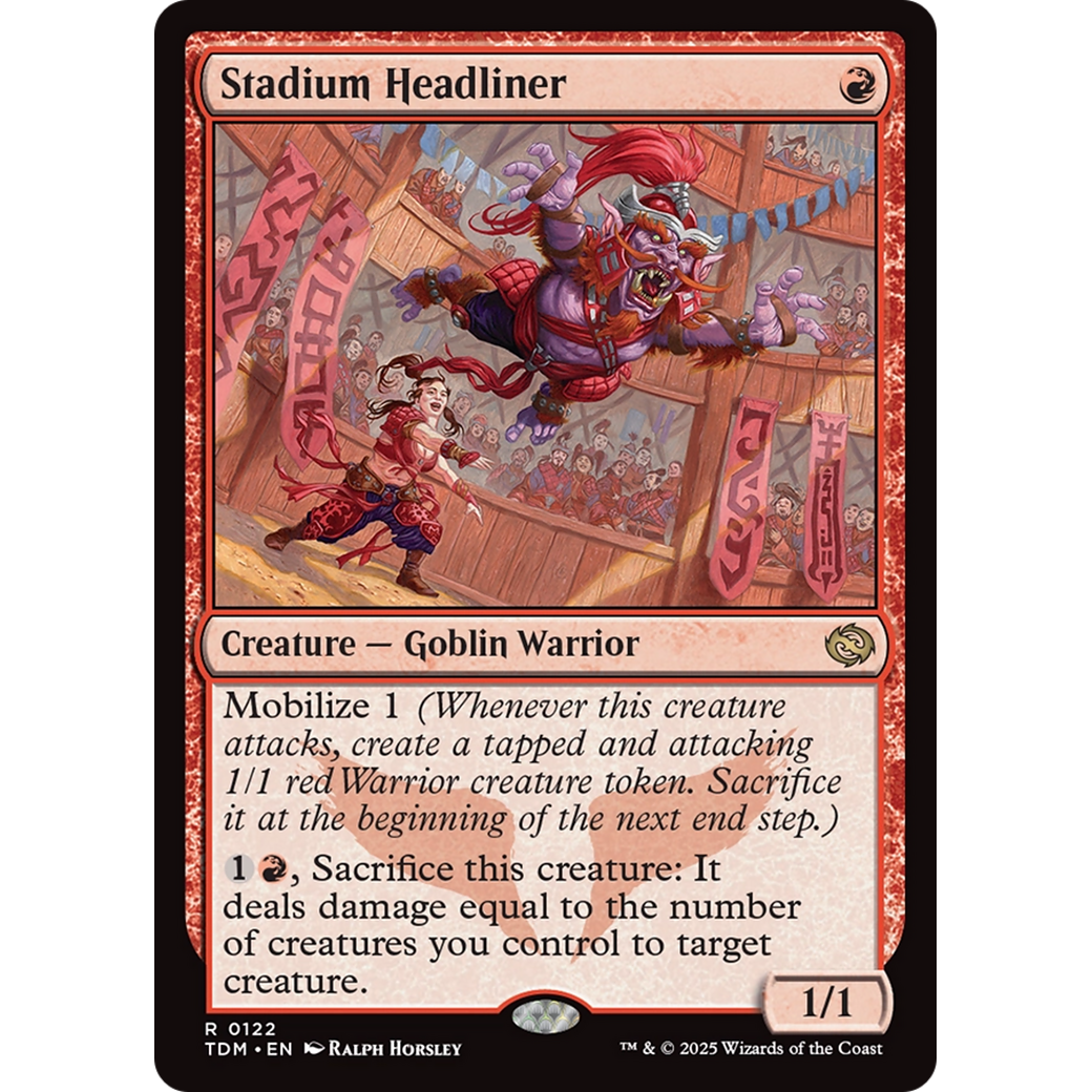 Stadium Headliner (TDM-122) - Tarkir: Dragonstorm Foil