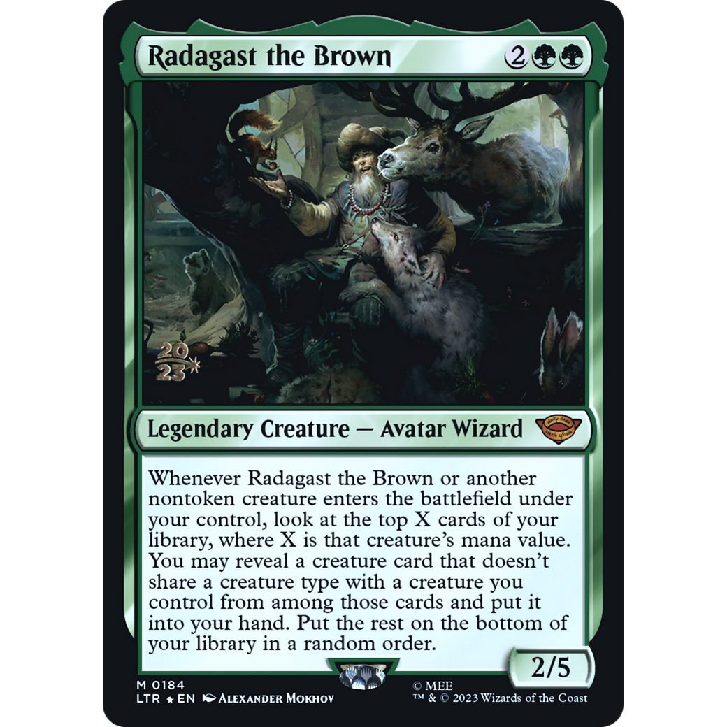 Radagast the Brown (PRE-184S) - Tales of Middle-earth Promos Foil
