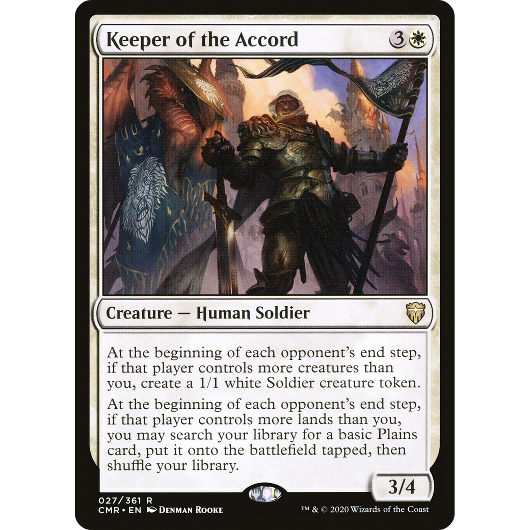 Keeper of the Accord (CMR-027) - Commander Legends Foil