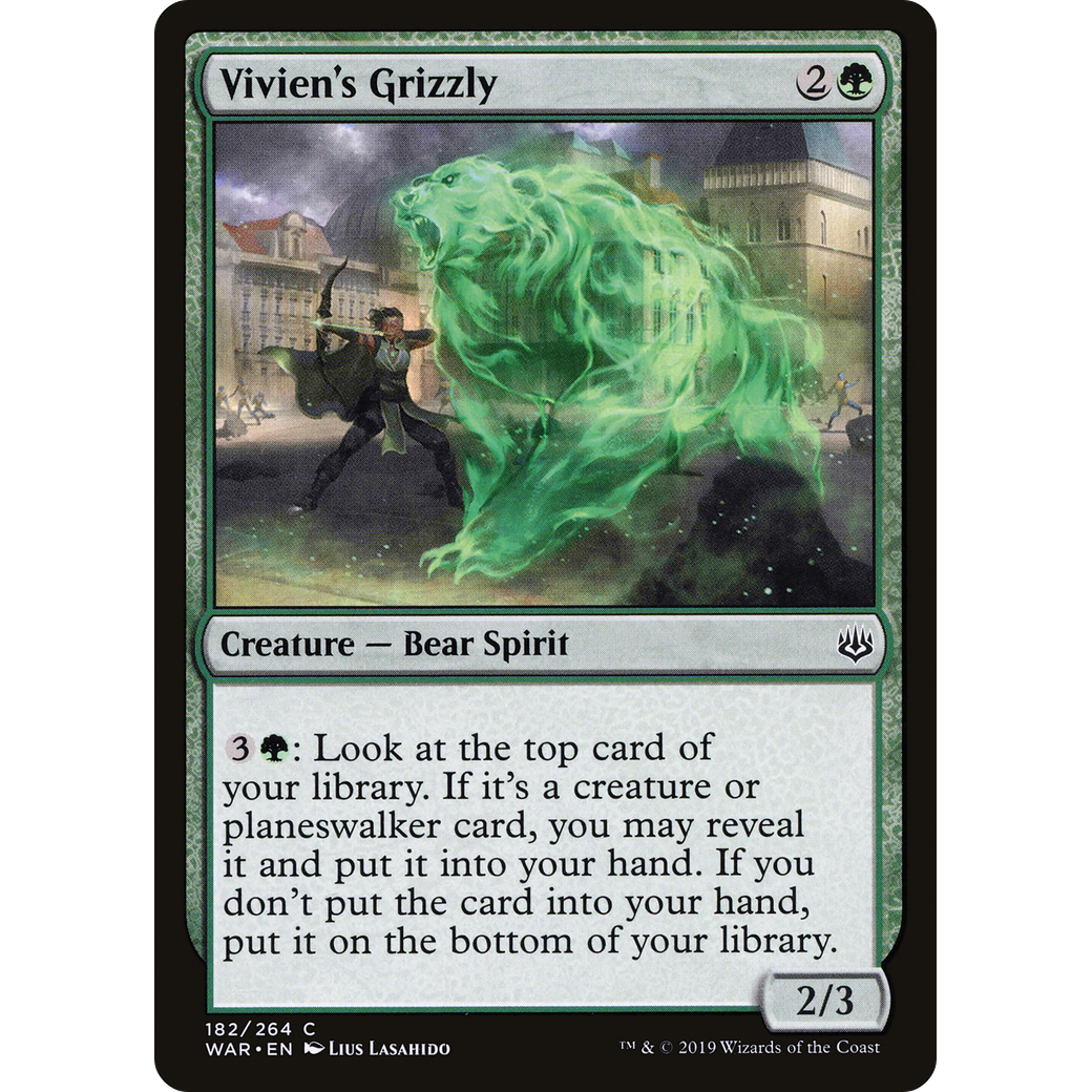 Vivien's Grizzly (WAR-182) - War of the Spark Foil