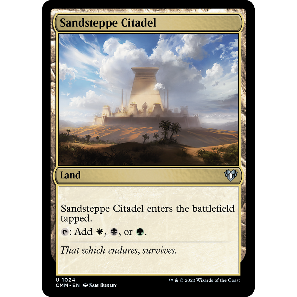 Sandsteppe Citadel (CMM-1024) - Commander Masters