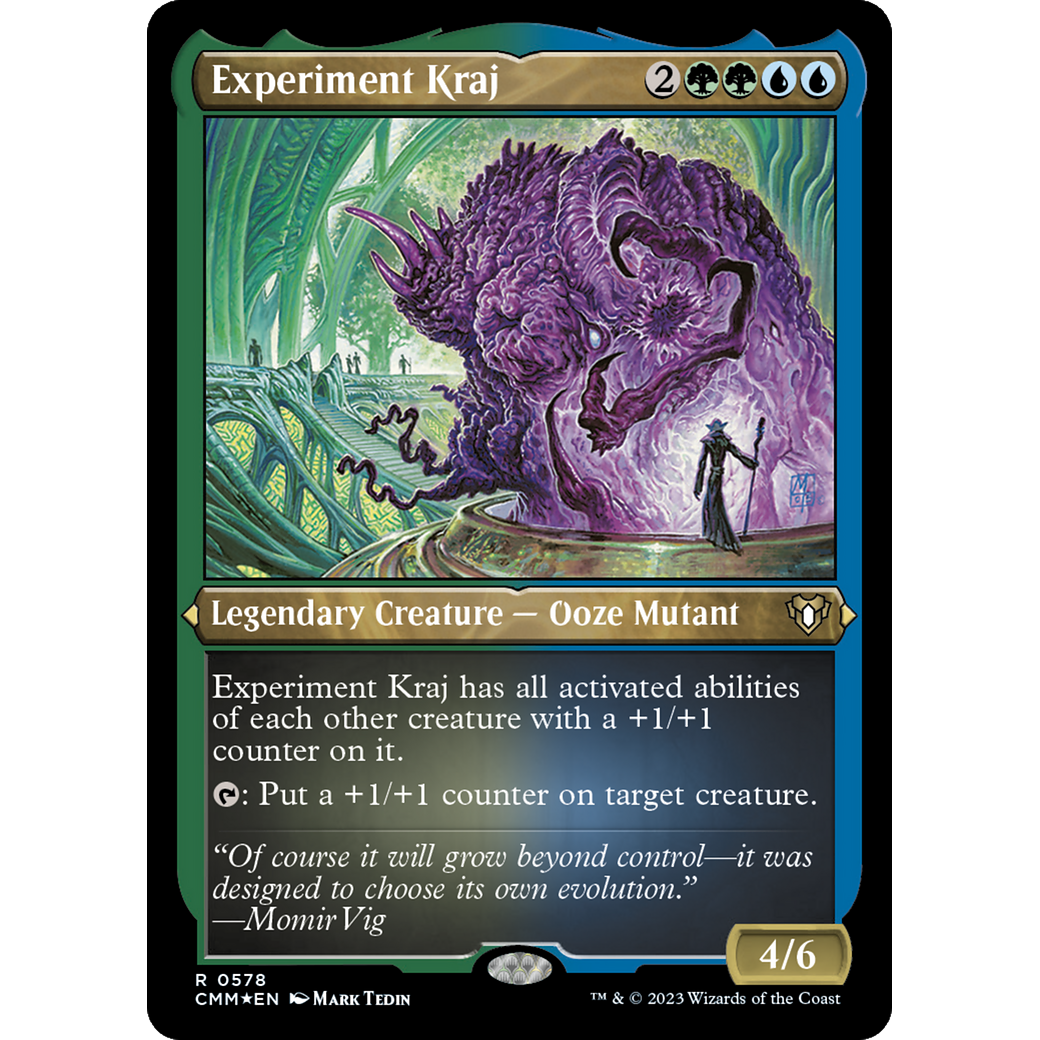 Experiment Kraj (CMM-578) - Commander Masters Etched Foil