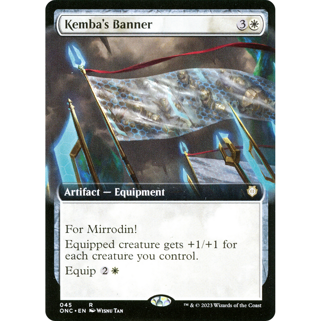 Kemba's Banner (ONC-045) - Phyrexia: All Will Be One Commander: (Extended Art)