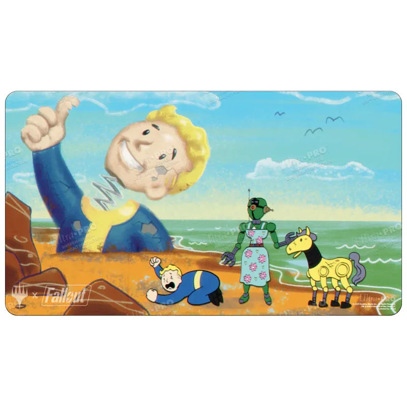 Magic The Gathering: Universes Beyond: Fallout Playmat Ravages of War (Pre-Order Expected Release 03/31/2024)