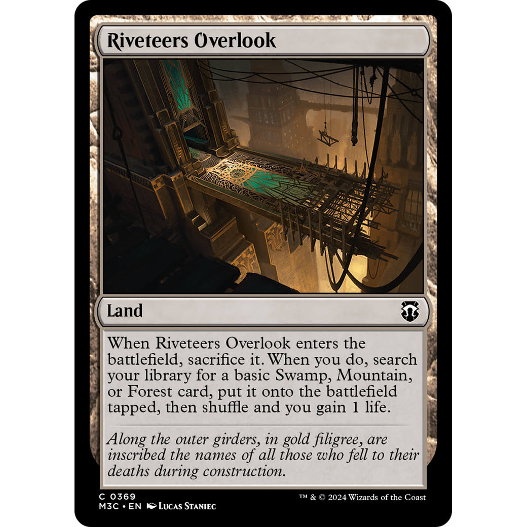 Riveteers Overlook (M3C-369) - Modern Horizons 3 Commander