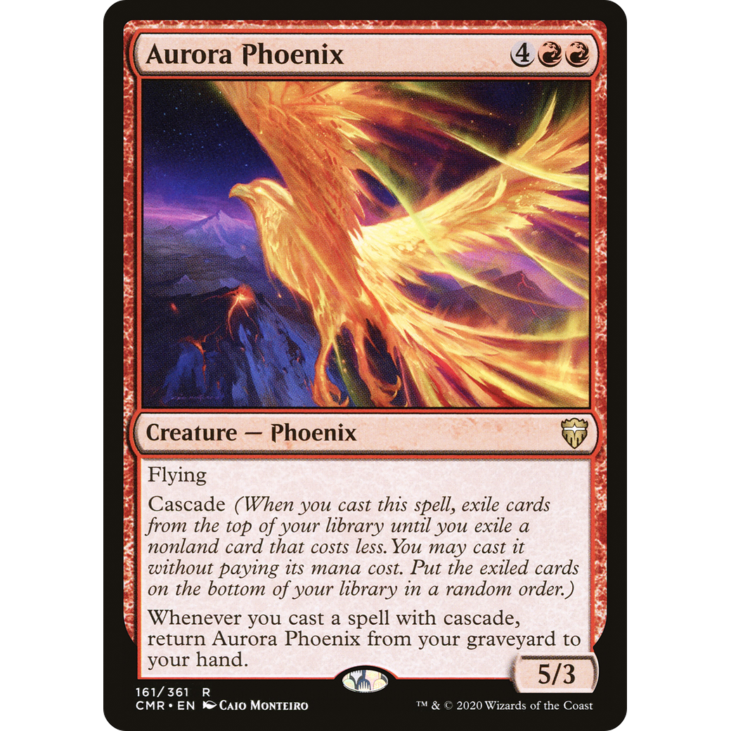 Aurora Phoenix (CMR-161) - Commander Legends Foil