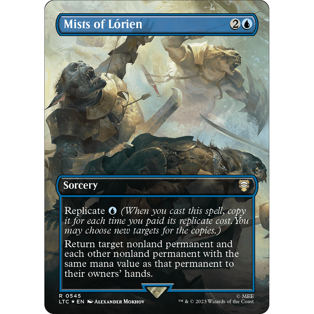 Mists of Lórien (LTC-545) - Tales of Middle-earth Commander (Borderless) Foil