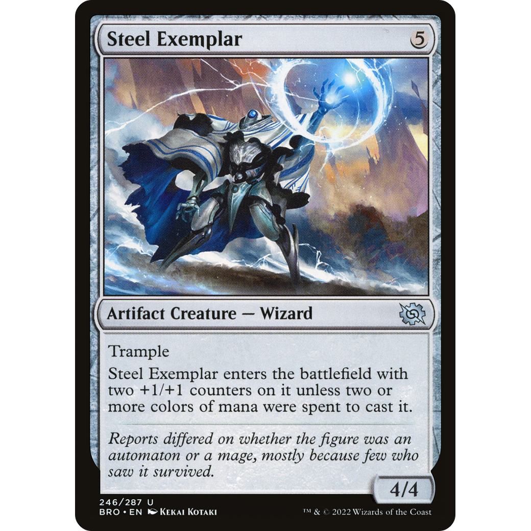 Steel Exemplar (BRO-246) - The Brothers' War Foil