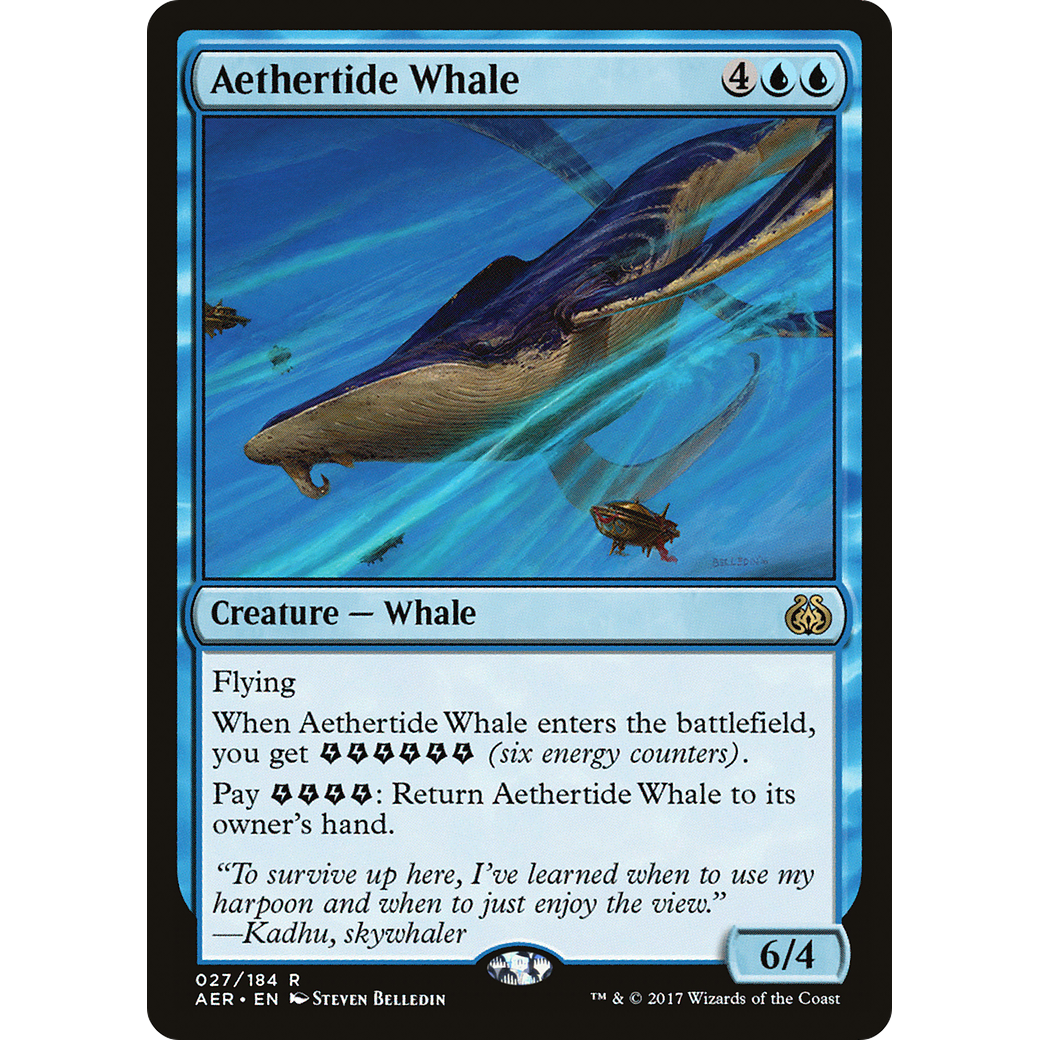 Aethertide Whale (AER-027) - Aether Revolt Foil