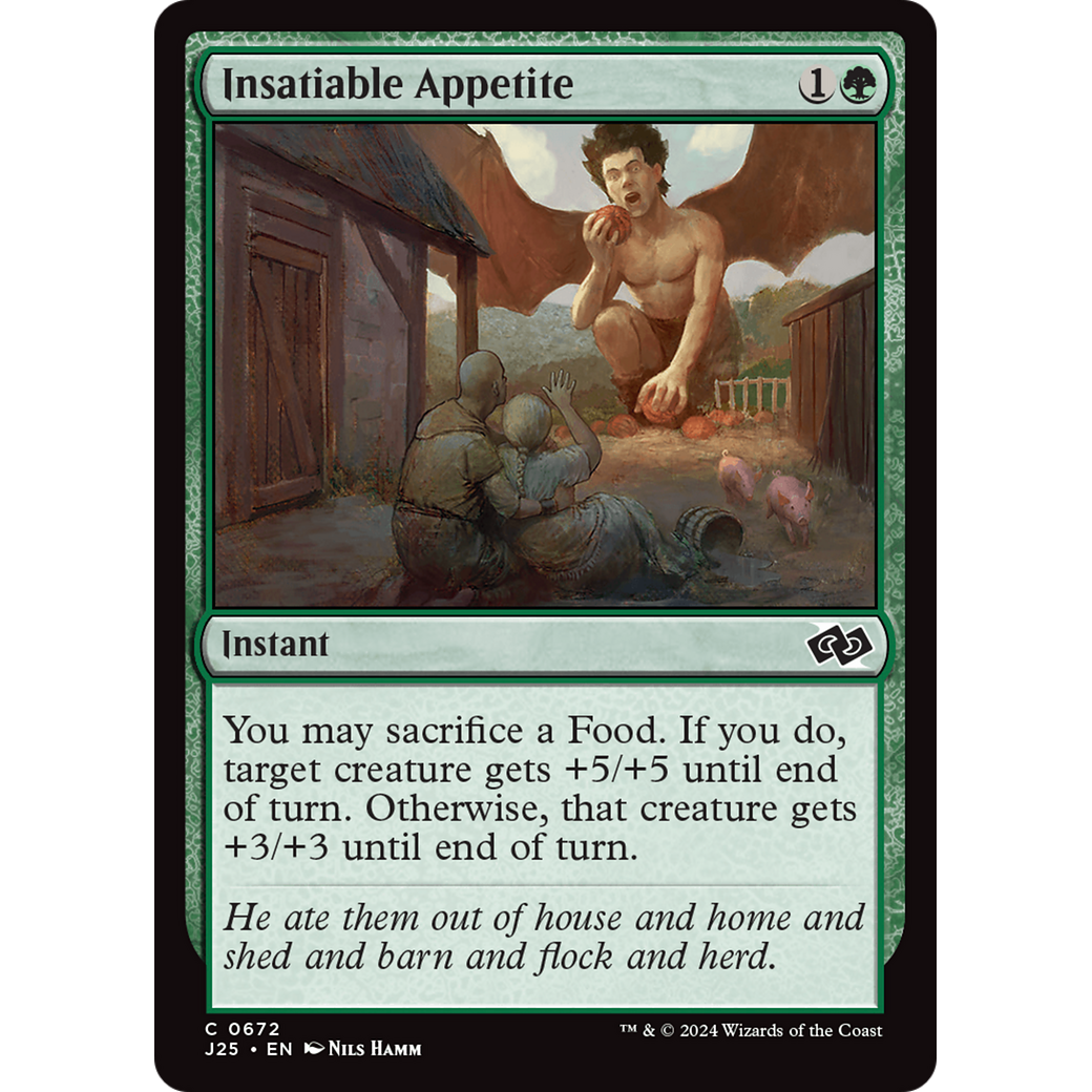 Insatiable Appetite (J25-672) - Foundations Jumpstart