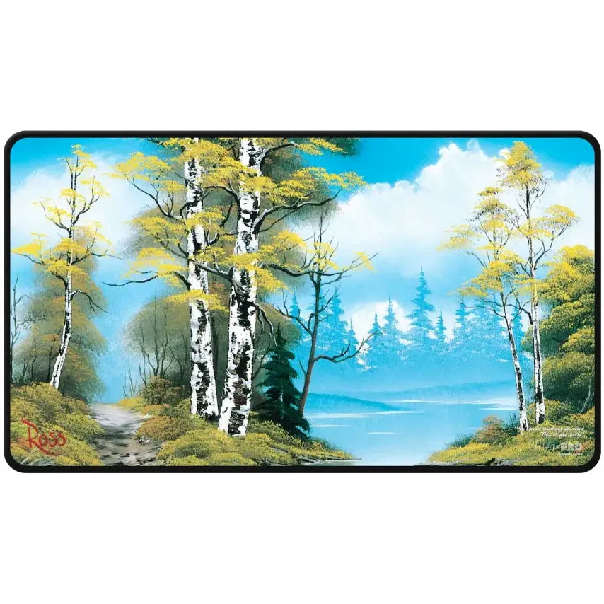 Bob Ross: Lakeside Path: Stitched Edge Playmat