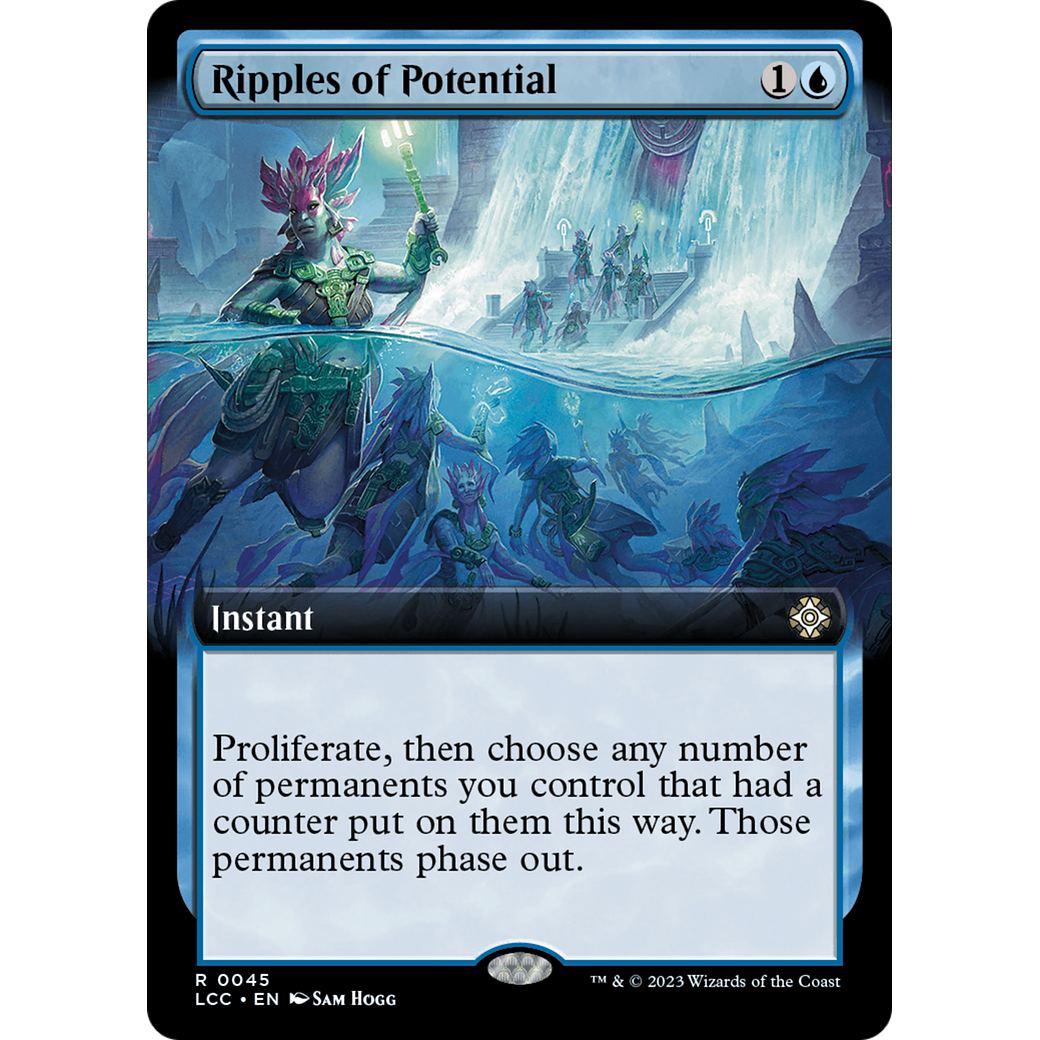 Ripples of Potential (LCC-045) - The Lost Caverns of Ixalan Commander: (Extended Art)