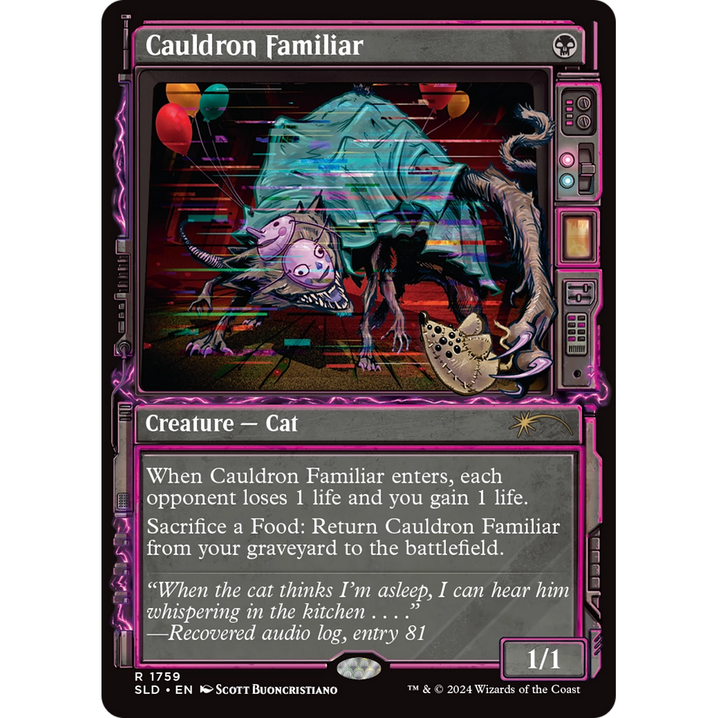 Cauldron Familiar (SLD-1759) - Secret Lair Drop: (Showcase)