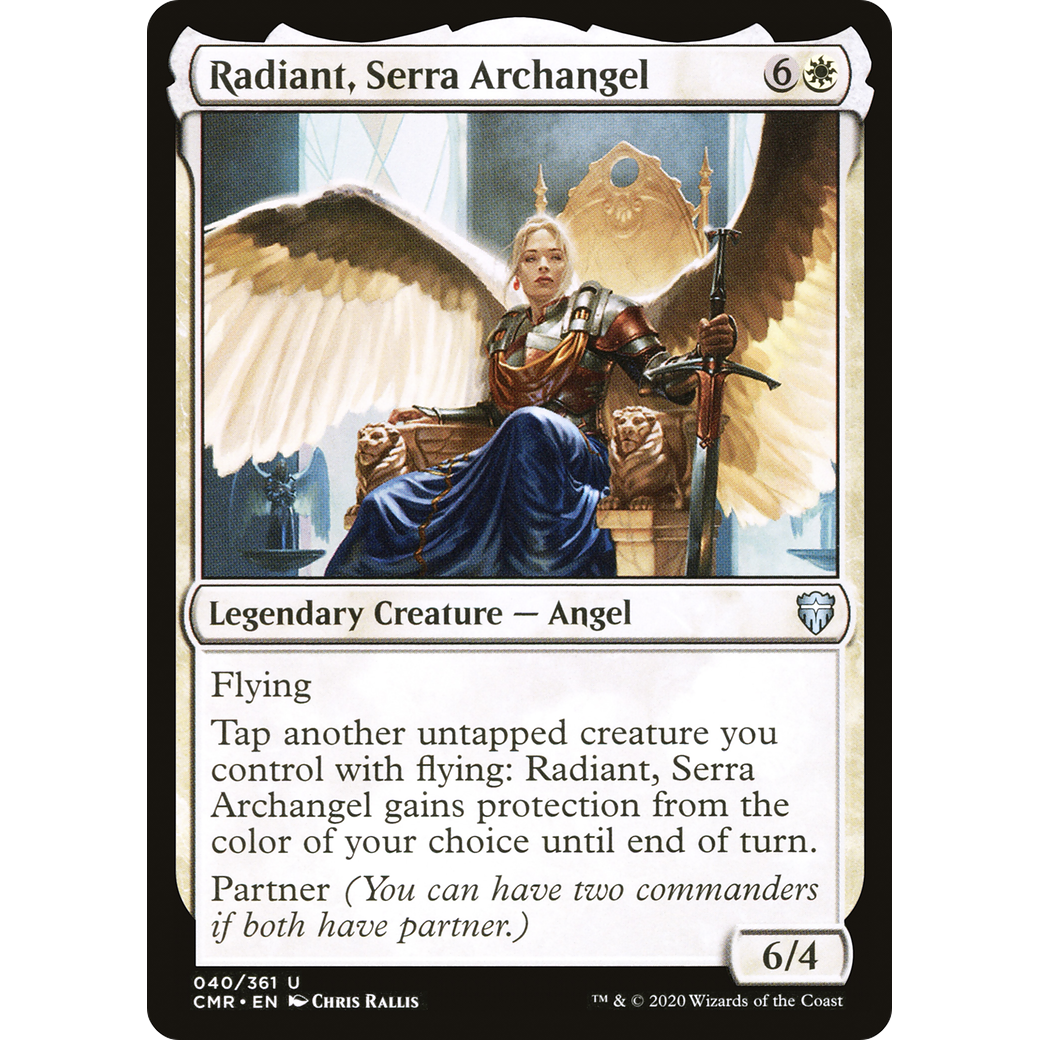 Radiant, Serra Archangel (CMR-040) - Commander Legends Foil