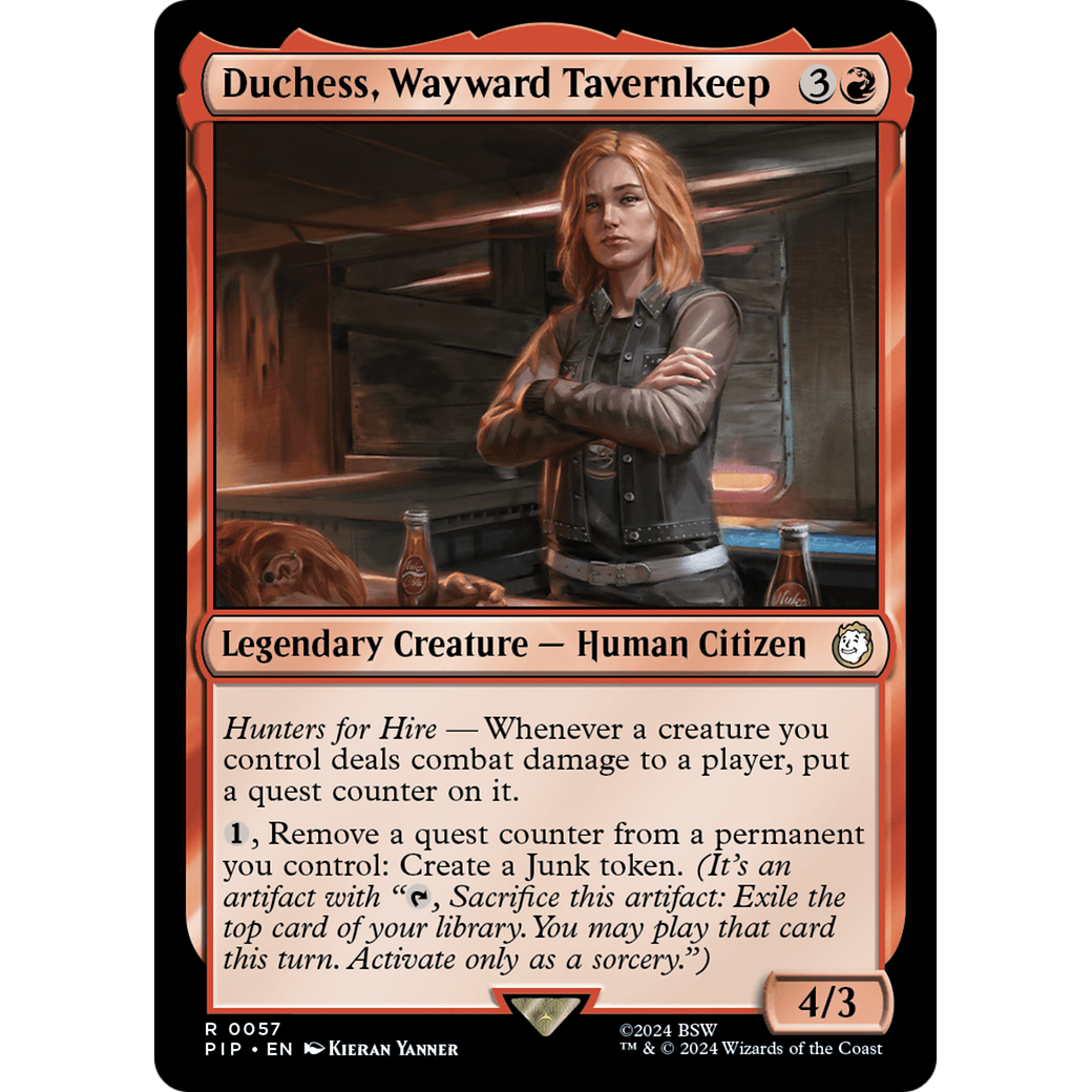Duchess, Wayward Tavernkeep (PIP-057) - Fallout Foil