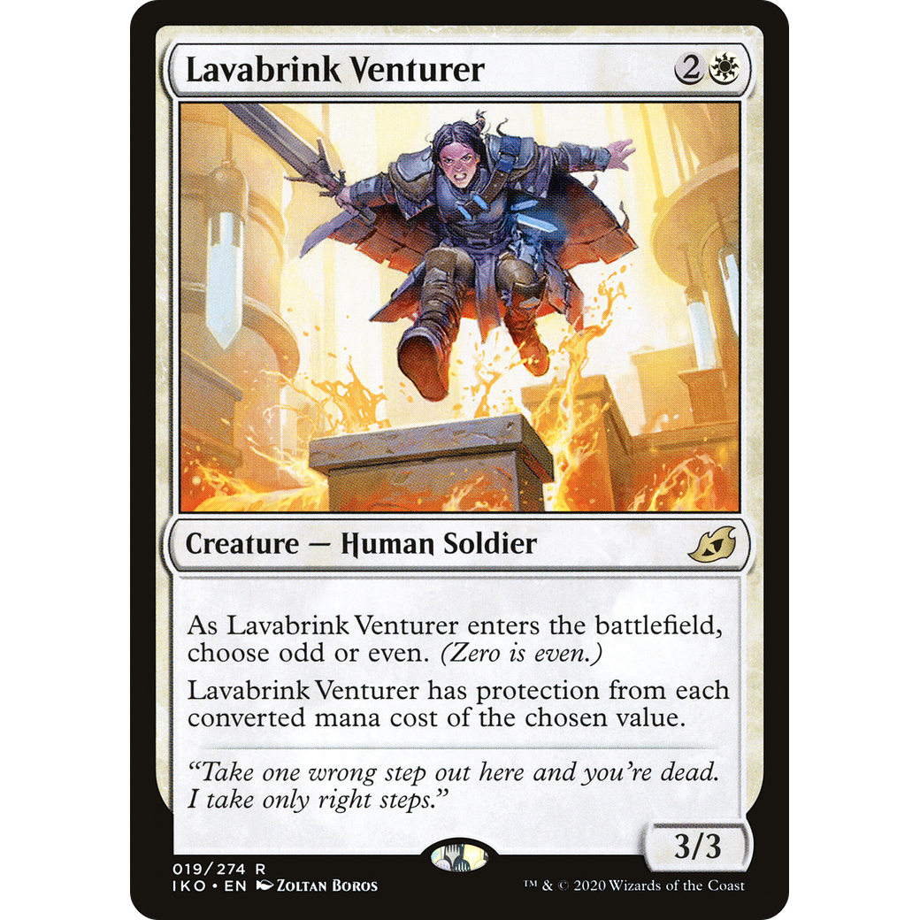 Lavabrink Venturer (IKO-019) - Ikoria: Lair of Behemoths Foil