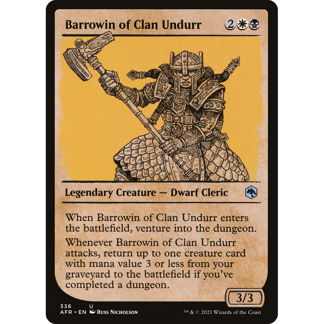 Barrowin of Clan Undurr (Showcase) (AFR-336) - Adventures in the Forgotten Realms: (Showcase)