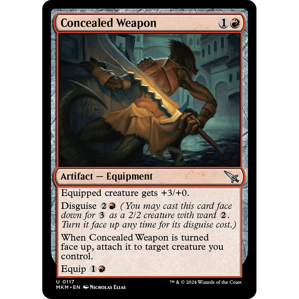 Concealed Weapon (MKM-117) - Murders at Karlov Manor Foil
