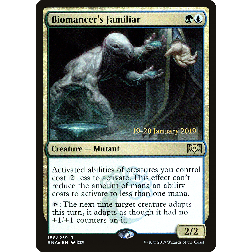 Biomancer's Familiar (PRE-158) - Ravnica Allegiance Promos Foil