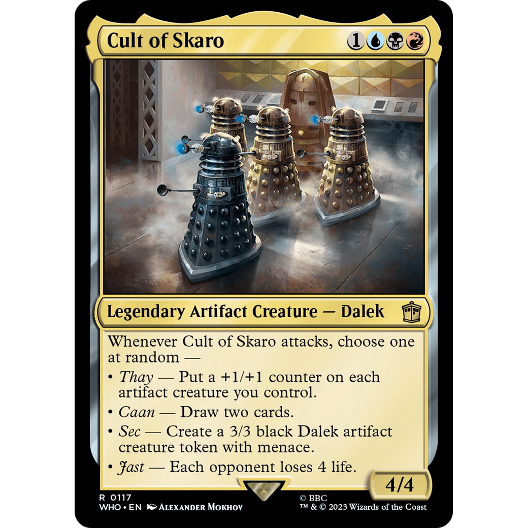 Cult of Skaro (WHO-117) - Doctor Who Foil