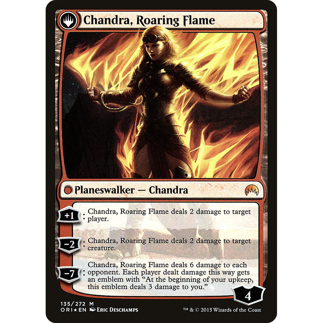 Chandra, Fire of Kaladesh (PRE-135) - Magic Origins Promos: (originpwdfc) Foil