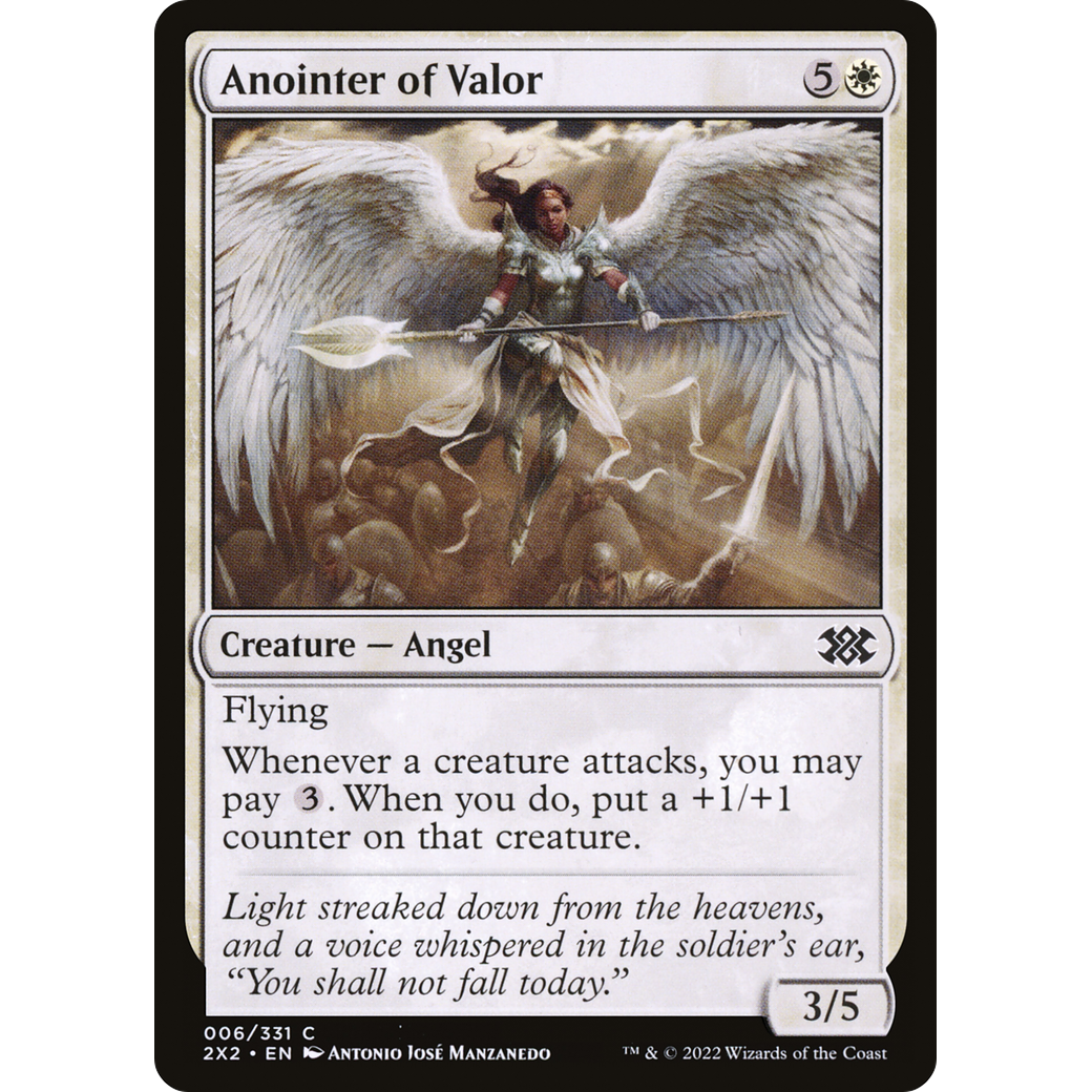 Anointer of Valor (2X2-006) - Double Masters 2022