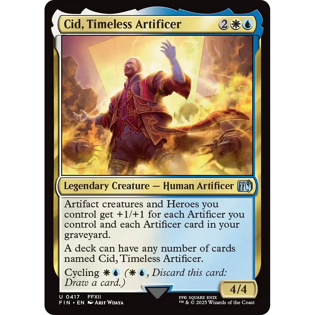 Cid, Timeless Artificer (0417) (FIN-417) - FINAL FANTASY Foil