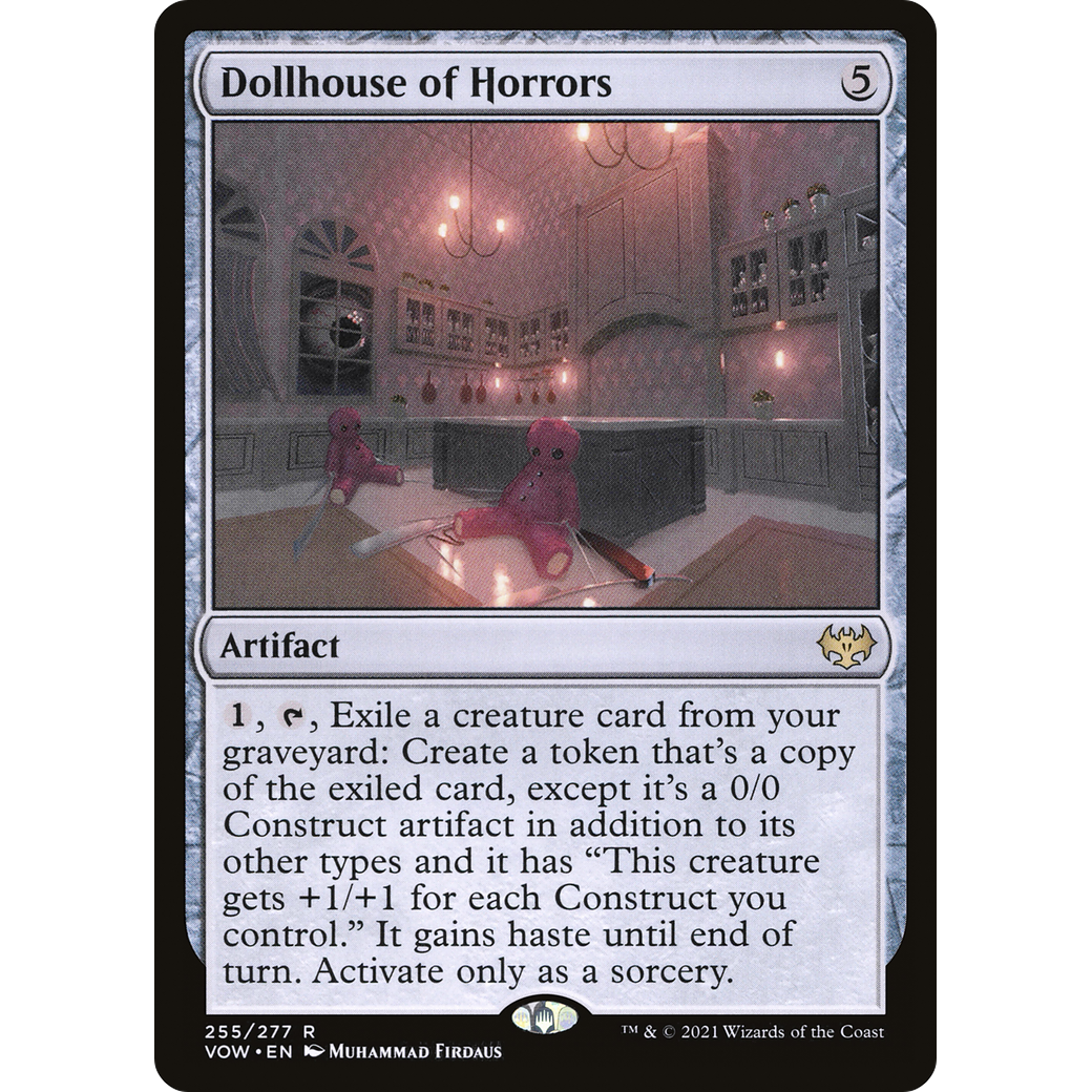 Dollhouse of Horrors (VOW-255) - Innistrad: Crimson Vow Foil