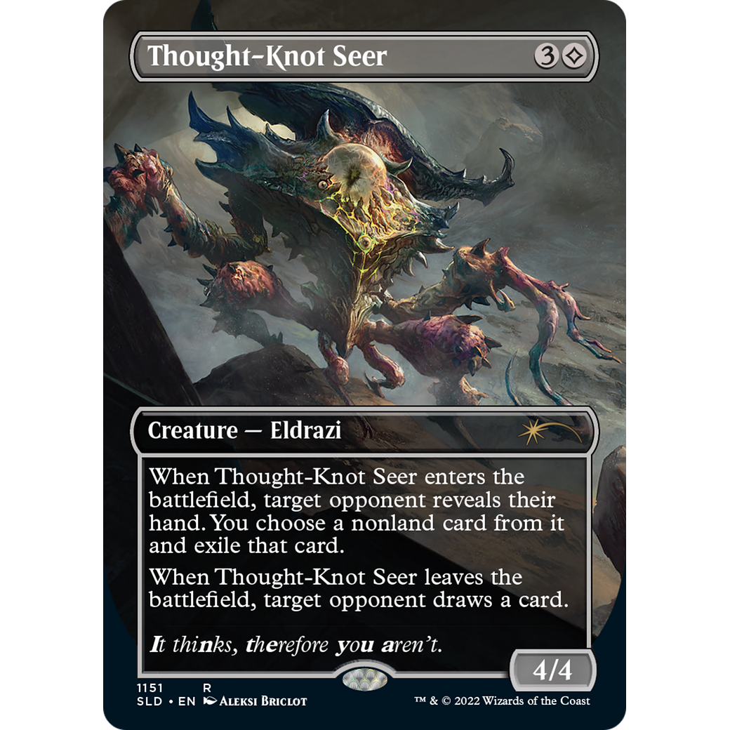 Thought-Knot Seer (1151) (SLD-1151) - Secret Lair Drop (Borderless)