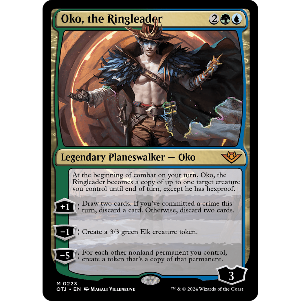 Oko, the Ringleader (OTJ-223) - Outlaws of Thunder Junction Foil