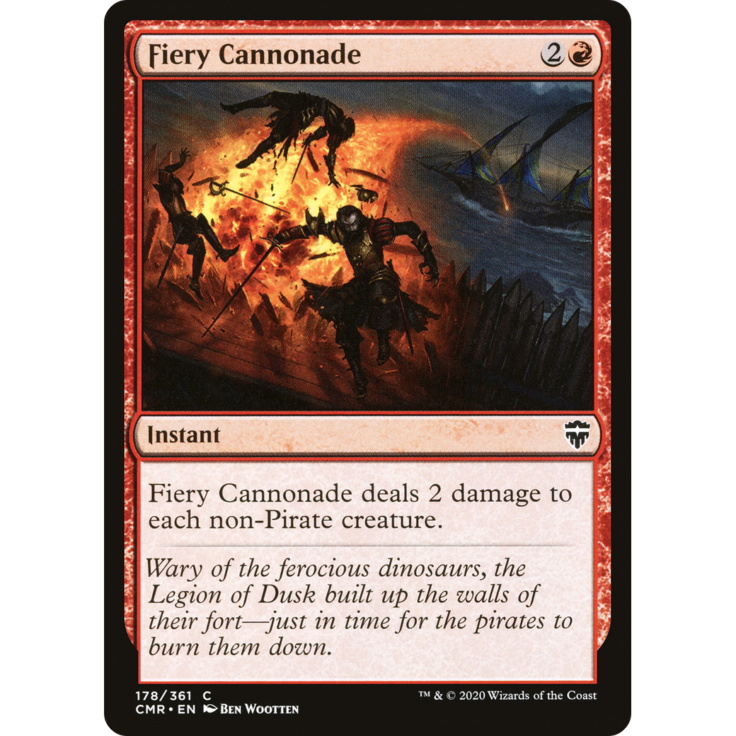 Fiery Cannonade (CMR-178) - Commander Legends
