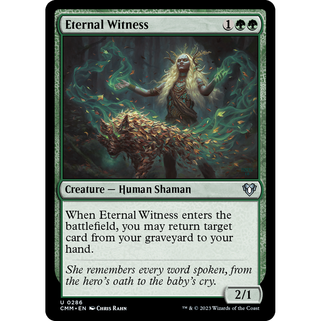 Eternal Witness (CMM-286) - Commander Masters