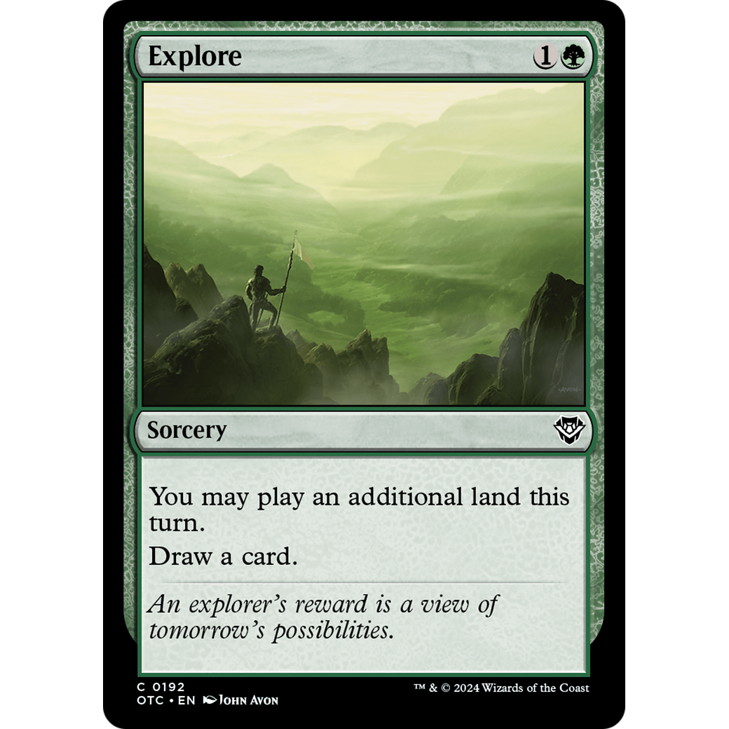 Explore (OTC-192) - Outlaws of Thunder Junction Commander