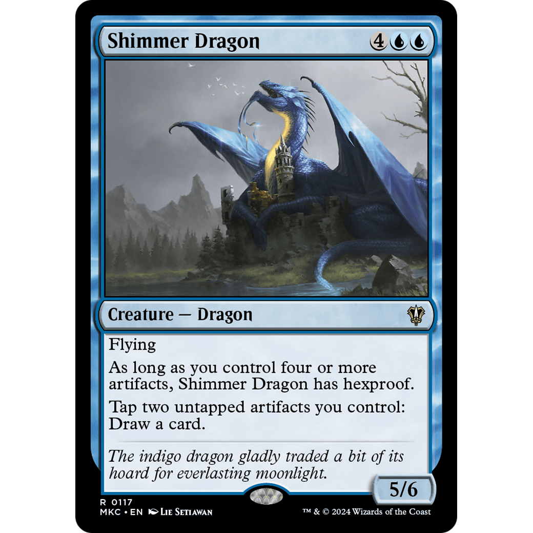 Shimmer Dragon (MKC-117) - Murders at Karlov Manor Commander