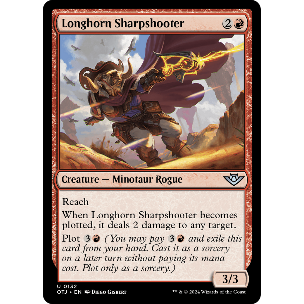 Longhorn Sharpshooter (OTJ-132) - Outlaws of Thunder Junction