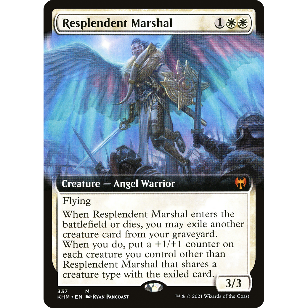 Resplendent Marshal (Extended Art) (KHM-337) - Kaldheim: (Extended Art) Foil
