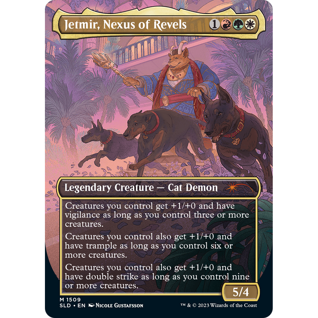 Jetmir, Nexus of Revels (Display Commander) - Thick Stock (SLD-1555) - Secret Lair Drop (Borderless)