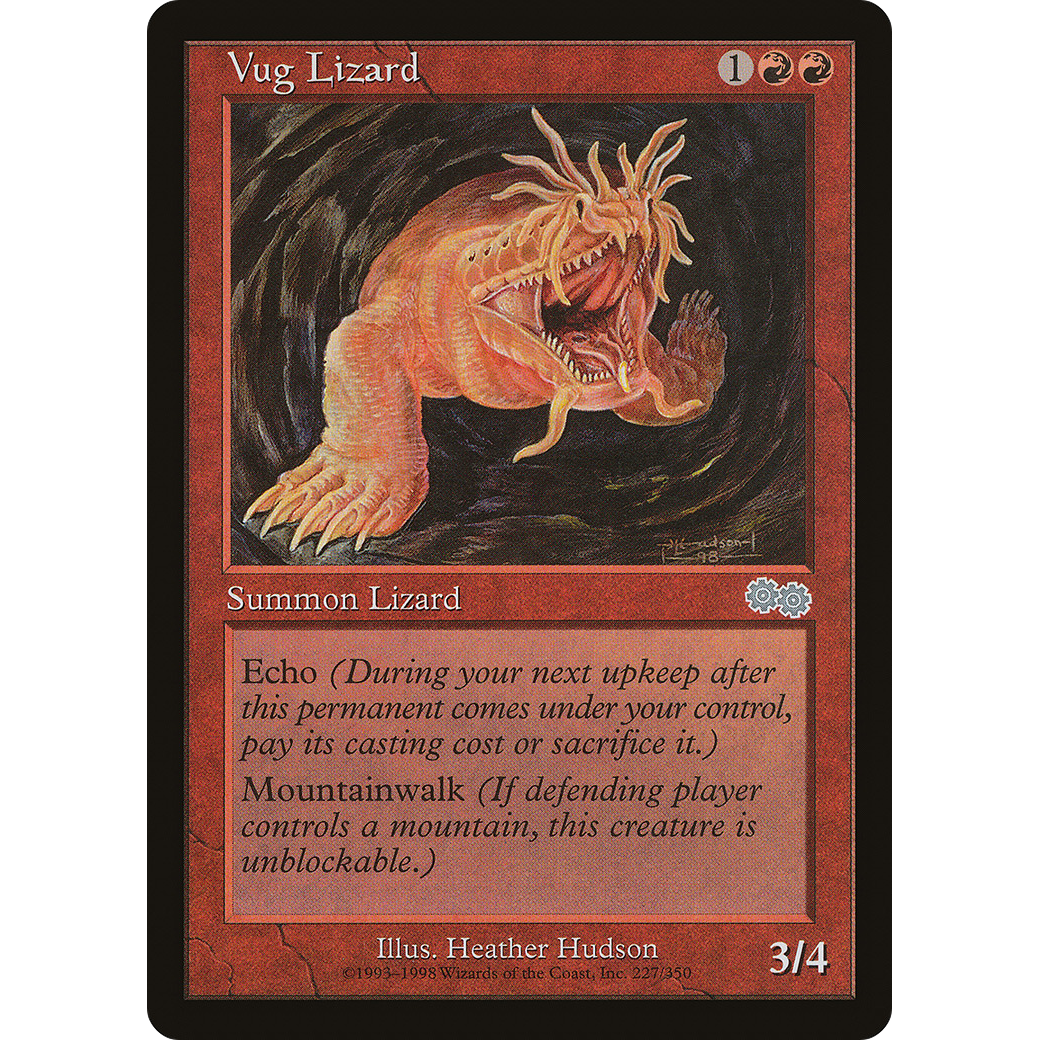 Vug Lizard (USG-227) - Urza's Saga