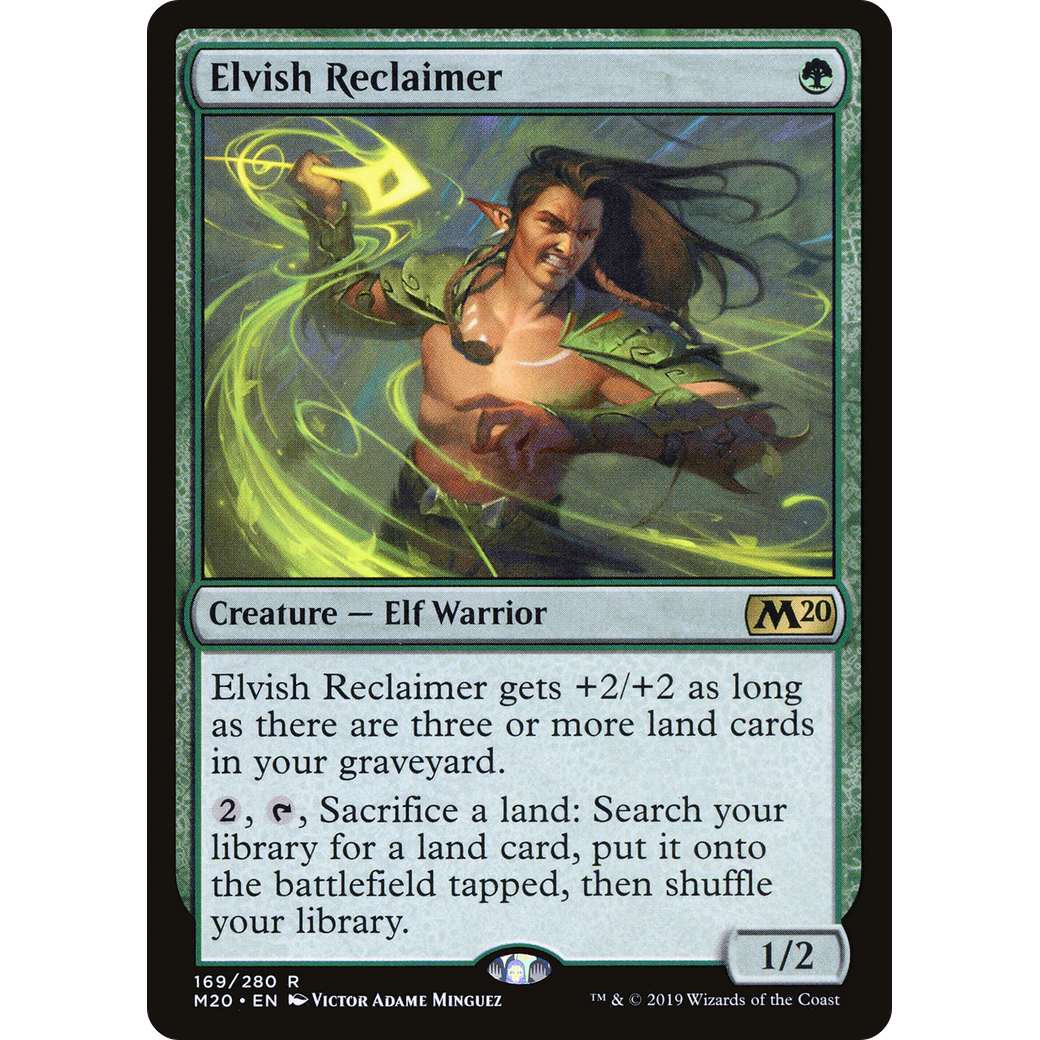 Elvish Reclaimer (M20-169) - Core Set 2020 Foil