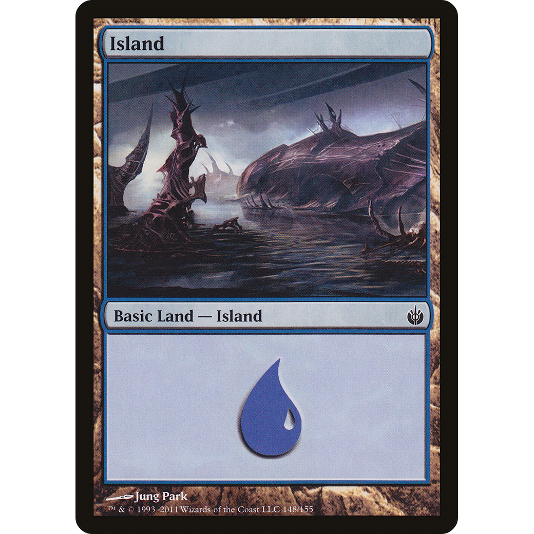 Island (148) (MBS-148) - Mirrodin Besieged Foil