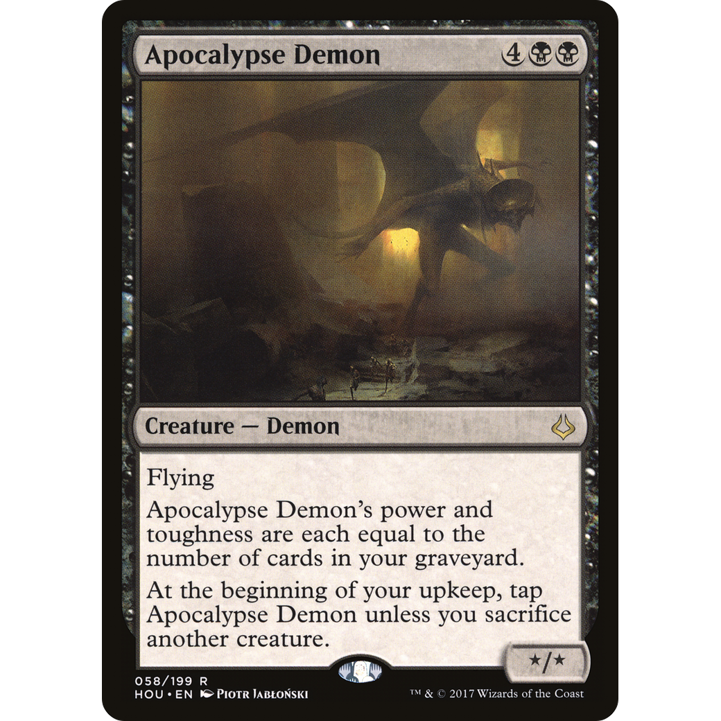 Apocalypse Demon (HOU-058) - Hour of Devastation Foil