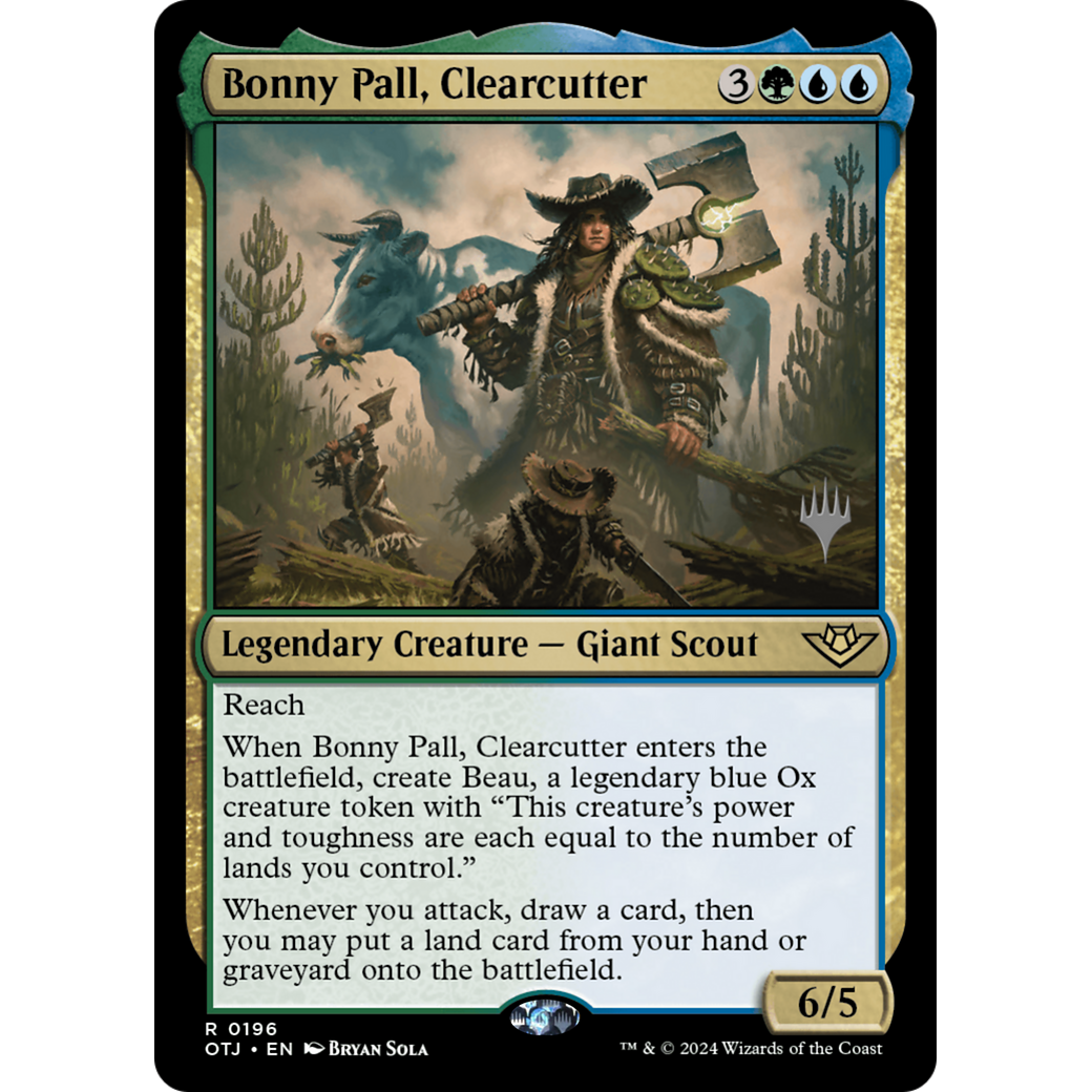Bonny Pall, Clearcutter (PPOTJ-196P) - Outlaws of Thunder Junction Promos