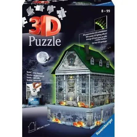 Haunted House - Night Edition 216pc 3D Puzzle