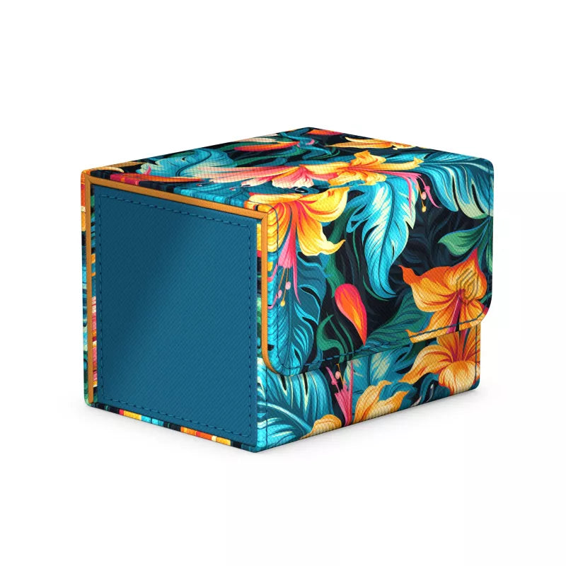 Sidewinder Xenoskin Deck Box 100+: Floral Places - Tulum Blue